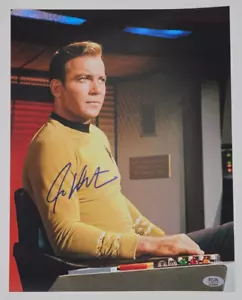 Foto firmata William Shatner Star Trek 11x14 PSA 303 - Foto 1 di 2