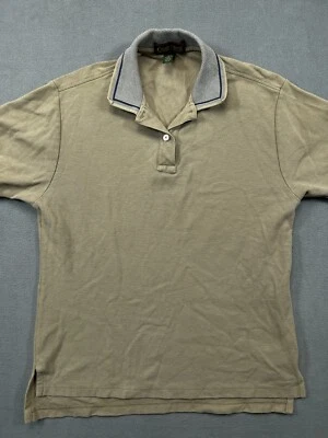 Camisa Polo Cross Creek Para Mujer Grande Marrón Tejido Gofre Algodón Informal Damas Foto 1 de 4