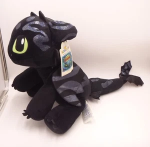How to Train Your Dragon large 12" Toothless Plush Stuffed Animal 2019 wings BAB - Picture 1 of 8