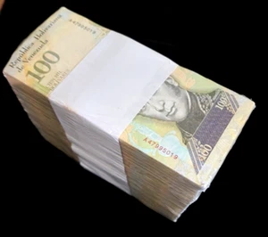1000 pcs x Venezuela 100000 (100,000) Bolivares, 2017 / CIRCULATED banknotes - Picture 1 of 3