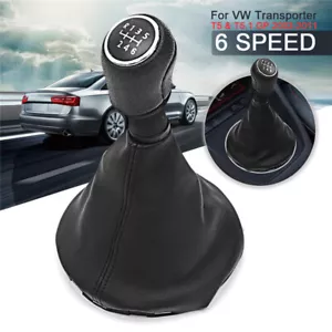 For Transporter T5 T6 2003-2015 6 Speed Gear Stick Shift Knob Gaiter Boot - Picture 1 of 12