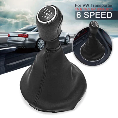 For  Transporter T5 T6 2003-2015 6 Speed Gear Stick Shift Knob Gaiter Boot - Image 1 of 4