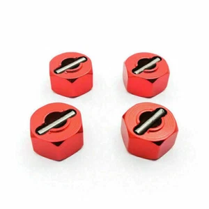 4pcs Alloy 12mm Hex Wheel Hex Hub Mount Adaptor for Traxxas Slash 1/10 RC Car - Picture 1 of 15