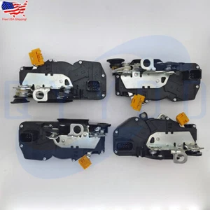 New 4 Pcs Door Lock Actuators Front + Rear Fits 2007-2009 GMC Chevrolet Cadillac - Picture 1 of 10