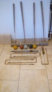 Vintage croquet part set - Picture 1 of 6