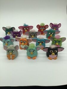 McDonald's 1998 Vintage Furby Happy Meal Toys- Lot of 14