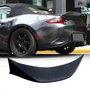 Fit For Mazda MX5 Miata ND 2016-2022 Black Rear Boot Trunk Spoiler Wing Ducktail - Picture 1 of 12