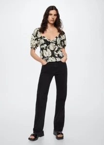 Mango - BLUSA FLUIDA ESTAMPADO FLORAL - Talla M - Imagen 1 de 4