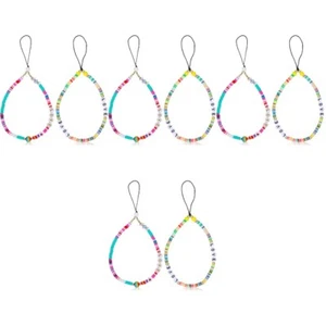 2 Pcs Hanging Chains Decorations Accessories Beads Colorful Phone Charm Straps - Zdjęcie 1 z 12
