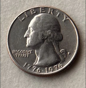 1776-1976 D US Bicentennial Quarter, Rare D Mint Mark Regular - Picture 1 of 8