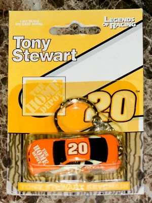 NASCAR Tony Stewart Legends of Racing Die Cast Car Keyring NEW Sealed Vintage 98 - Image 1 of 2