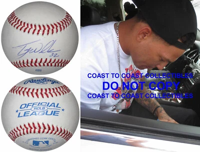 Taijuan Walker Seattle Mariners Diamondbacks firmado autografiado prueba de béisbol Foto 1 de 2