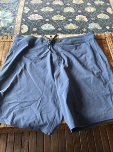 Traje de baño corto de tabla azul de natación Patagonia 38” para hombre - Imagen 1 de 4