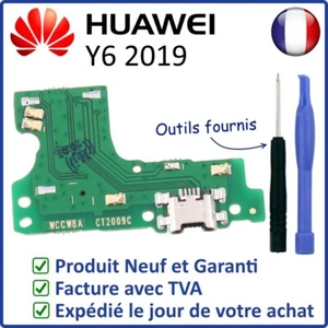 NAPPE CIRCUIT CONNECTEUR DE CHARGE DOCK PRISE USB ET MICRO DU HUAWEI Y6 2019 - Photo 1 sur 5