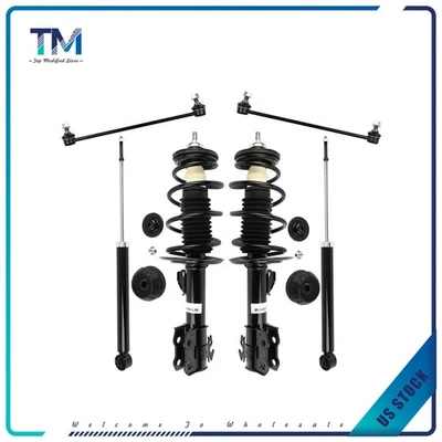 for Toyota Yaris 2007 2008 2009 - 2012 Front Struts Rear Shocks + Sway Bar kit - Image 1 of 4