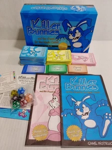 Killer Bunnies Quest for the Magic Carrot Blue w/ Yellow Starter Deck Game  - Picture 1 of 12