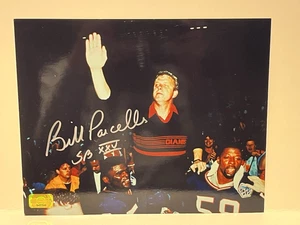 BILL PARCELLS Signed 8x10 NEW YORK GIANTS SB 25 Photo w/ Coa & Holo - Picture 1 of 2