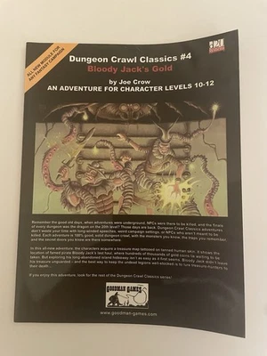Bloody Jack's Gold (Dungeon Crawl Classics #4) - Goodman Games - D&D Foto 1 de 4