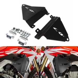 Black Works Connection Radiator Braces For HONDA CRF450L CRF450RL/450X 2019-2024 - Picture 1 of 22