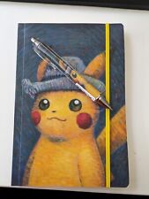 Pikachu Self-Portrait with Grey Felt Hat Journal + PEN Van Gogh Museum Pokemon