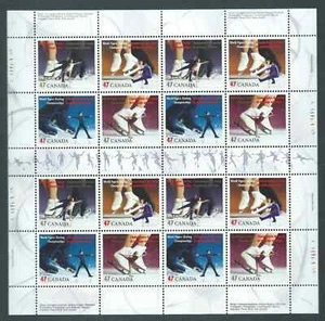 Canada - Scott 1896-1899 - Full Pane of 16 Stamps - World Figure Skating - MNH - Picture 1 of 1