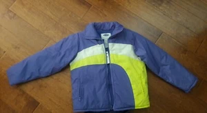 NWT Old Navy Purple Periwinkle Neon White Jacket Girls Size 10 - Picture 1 of 4