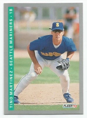 TINO MARTINEZ 1993 FLEER CARD MINT CONDITION - Image 1 of 2