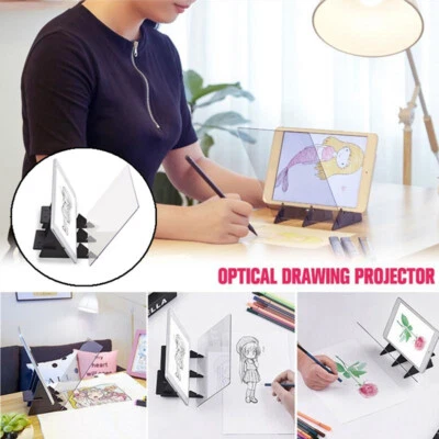 9'' Sketch Pad Tracing Drawing Board Optical Projector Art Painting Reflection - Image 1 of 4