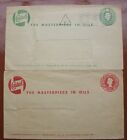 Postal Stationery Envelopes – PAIR  of HMSO – for Castrol – Mint (Se9)