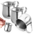 3 Pcs Stainless Coffee Mug Latte Frothing Pitcher Espresso Steaming Milk Cup