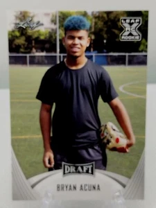 Bryan Acuna RC 2021 Leaf Draft Baseball Minnesota Twins Rookie - Picture 1 of 2