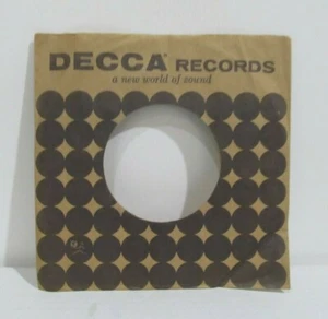45 RECORD COMPANY SLEEVE - DECCA - Picture 1 of 2