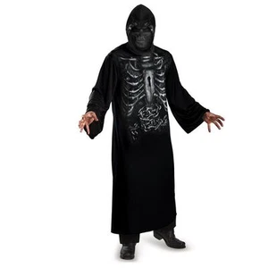 GRIM REAPER SKELETON CHILD HALLOWEEN COSTUME BOY SIZE LARGE 10-12 - Picture 1 of 1