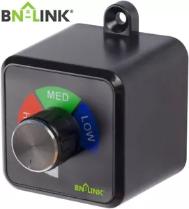 BN-LINK Exhaust Fan Speed Controller Variable 3Speed Adjuster Cordless 4.8A/600W - Picture 1 of 8