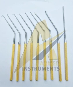 Juego de 9 instrumentos de estapedectomía para cirugía otorrinolaringológica de oído - Imagen 1 de 3