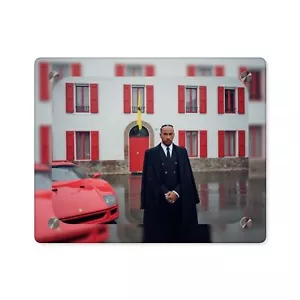 Paneles de arte de pared acrílicos icónicos sentimentales Lewis Hamilton Ferrari Fórmula 1 - Imagen 1 de 10