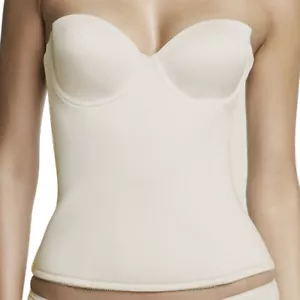 Dominique Paige Seamless Padded Longline Strapless Bra - Low Back - Picture 1 of 7
