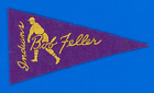Old Vintage 1936-1938 BF3 Bob Feller HOF Cleveland Indians Mini Pennant *H8