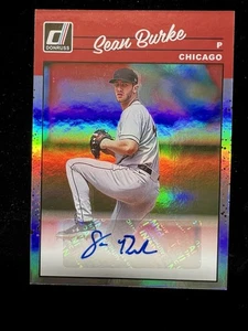 2023 Donruss 90S-SB Sean Burke AUTOGRAFO - Foto 1 di 2