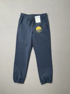 Cat & Jack Kids Boys Navy Blue Quick Dry Stretch Joggers Size 8 - Picture 1 of 5