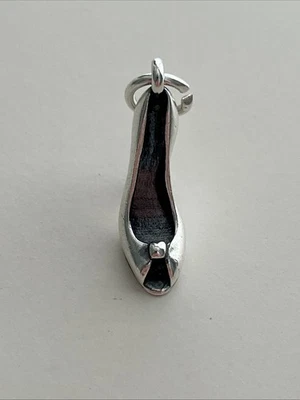 CHARME DE SAPATO SALTO ALTO JAMES AVERY 925 prata esterlina biqueira aberta - Imagem 1 de 3