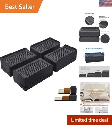 Сверхпрочные 1,5-дюймовые мебельные подъемные стояки с нескользящей устойчивостью для безопасности - Изображение 1 из 4