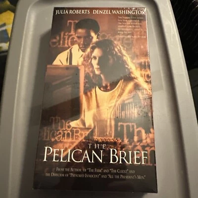 New Sealed, The Pelican Brief VHS Julia Roberts, Denzel Washington, Sam Shepard - Image 1 of 4
