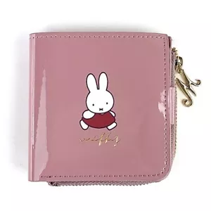 Portafoglio pieghevole Miffy Miffy Sweet Chocolate Series custodia PK piccola piega rosa - Foto 1 di 24