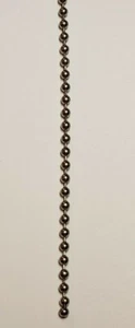 #6 NICKEL BALL CHAIN FOR PULL CHAIN SOCKETS & CEILING FANS SOLD PER FOOT 50029K - Picture 1 of 3