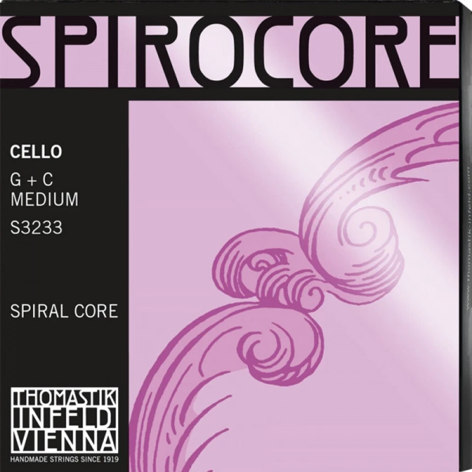 Thomastik Spirocore 4/4 violoncello TWIN SET C+G corda tungsteno, corde per v... - Immagine 1 di 1