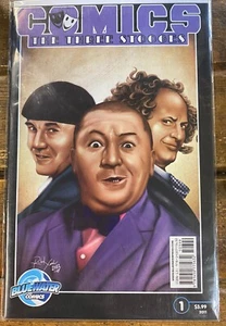 Cómics THE THREE STOOGES #1 Bluewater MOE Larry RIZADO 2011 impresión baja escasos - Imagen 1 de 1