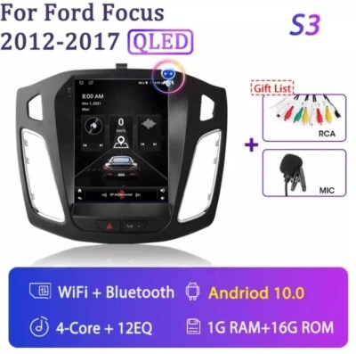 RADIO 2 DIN 9,7" PARA FORD FOCUS MK3 11/17 GPS BLUETOOTH WI-FI USB - Imagen 1 de 4