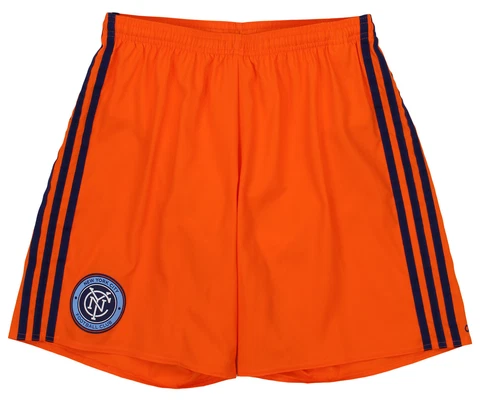 adidas Men's MLS Adizero Team Shorts, New York City FC- Orange Cover