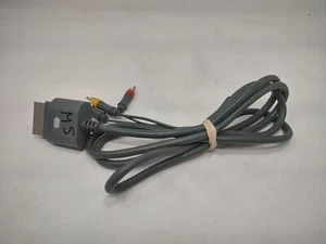 Cable AV Compuesto Original Microsoft Xbox 360 Gris OEM Original Auténtico - Imagen 1 de 4